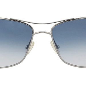 Oliver Peoples Sunglasses Rectangular Aviator Polarized Sanford Silver